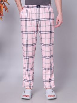 Urban Scottish - Men Pink Cotton Regular Fit Pyjama