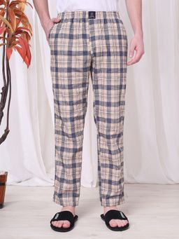 Urban Scottish - Men Beige Cotton Regular Fit Pyjama