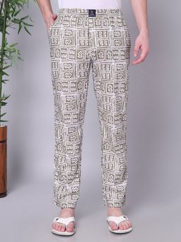 Urban Scottish - Men Green Cotton Regular Fit Pyjama