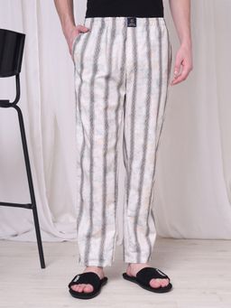 Urban Scottish - Men Beige Cotton Regular Fit Pyjama