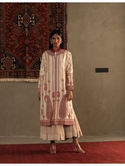 RI.Ritu Kumar - Full Sleeves Band Collar Jacket