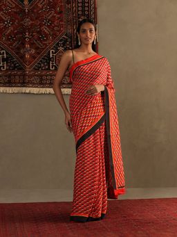 RI.Ritu Kumar - Kleidoscope Saree with Stitched Blouse