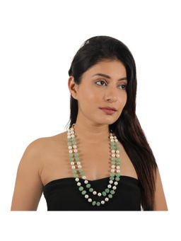 RIANA JEWELLERY - White Pearl Necklace