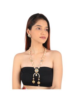RIANA JEWELLERY - Baroque Pearl Necklace With Studs