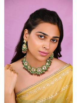 RIANA JEWELLERY - Dressy Yet Classic Necklace Set Trendy Pastel Beads