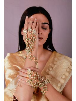 RIANA JEWELLERY - Indian Bridal Wear Three Layered Hathphool