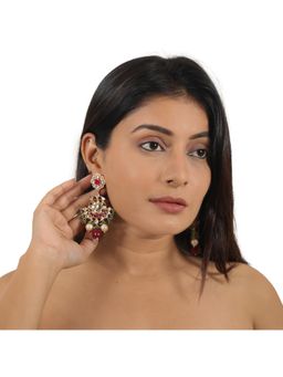 RIANA JEWELLERY - White Pearl Earrings