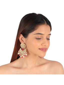 RIANA JEWELLERY - Pink Pearl Earrings