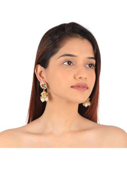 RIANA JEWELLERY - Navratna Jhumka