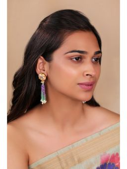 RIANA JEWELLERY - Mina Work Studs With Pastel Beads