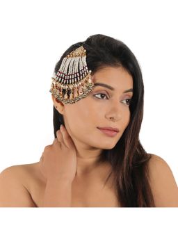 RIANA JEWELLERY - Green Minakari Passa