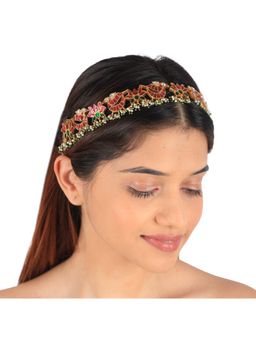 RIANA JEWELLERY - Lotus & Peacock Motives Matha Patti