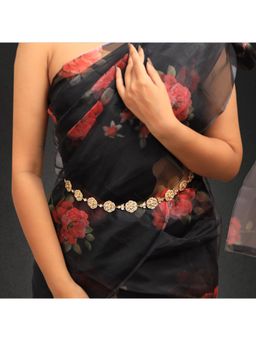 RIANA JEWELLERY - White Traditional Bridal Wear Floral Kamarband