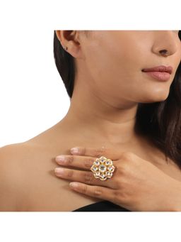 RIANA JEWELLERY - Jadtar Stones Ring