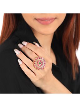 RIANA JEWELLERY - Leaf Design Ring