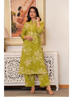 Autumnlane - Maurya Shamrock Cotton Kurta Pant (Set of 2)