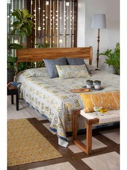 Freedom Tree - Palash Printed Cotton Double King Bed Cover