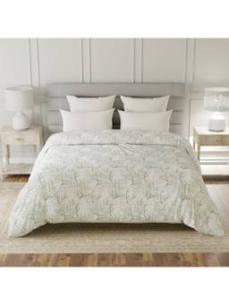 Layers - Lumina Floret Cotton 144 TC Beige Floral Double Reversible Comforter