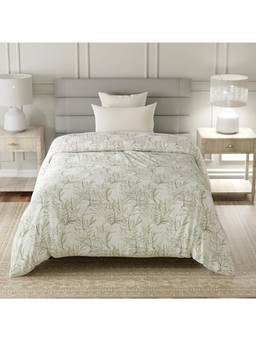 Layers - Lumina Floret Cotton 144 TC Beige Floral Single Reversible Comforter