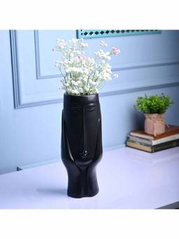 Voncasa - Ceramic Black Color Vase