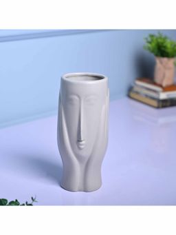 Voncasa - Ceramic Grey Color Vase