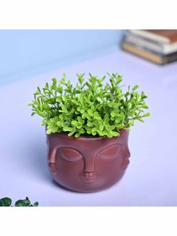 Voncasa - Ceramic Red Color Vase