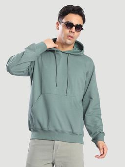 Bene Kleed - Green Men Light Weight Kangaroo Pocket Hoodie