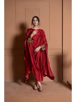 Shilpsutra - Red Raktika Kaftan Dress