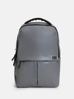 Jack & Jones - Men Solid Grey Backpack