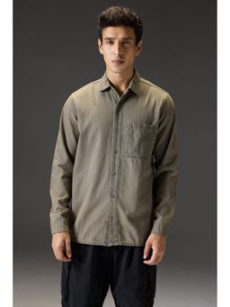 FREAKINS - Dessert Beige Full Sleeves Mens Shirt