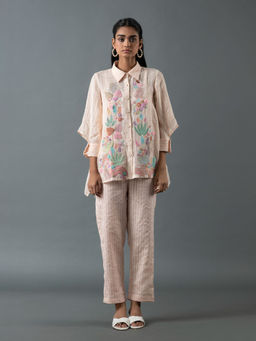 OJA - Pink Shirt with Pant (Set of 2)