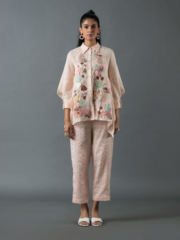 OJA - Pink Shirt with Pant (Set of 2)