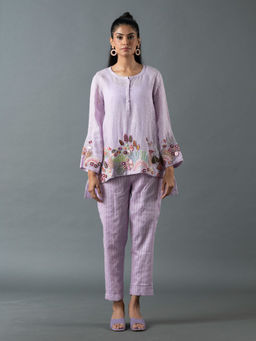 OJA - Lavender Top with Pant (Set of 2)