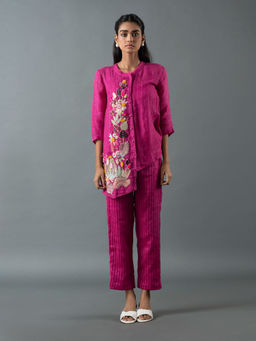 OJA - Pink Shirt with Pant (Set of 2)