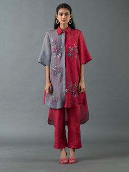 OJA - Multi Colour Kurta with Pant (Set of 2)