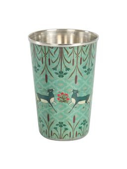 India Circus by Krsnaa Mehta - Mirroring Deer Garden Steel Tumbler (Set of 2)