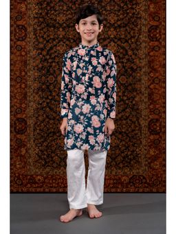 THE PONY & PEONY CO. - Multi-Color Floral Kurta and Pant