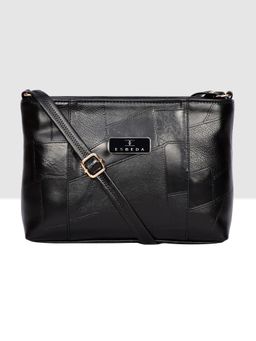 ESBEDA - Black Color Textured Fancy Sling Bag for Women