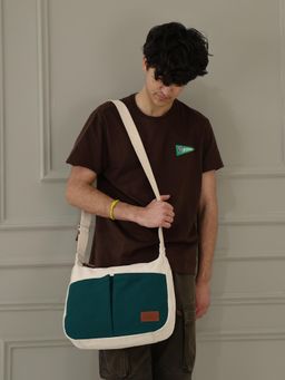 Mona B - The Urban Duo Crossbody Bag-Teal