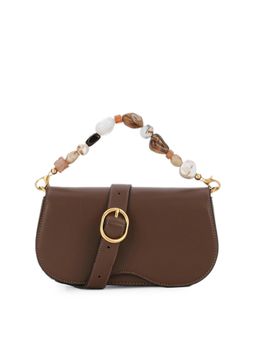 MIRAGGIO - Frannie Crossbody Bag-Brown (Medium)