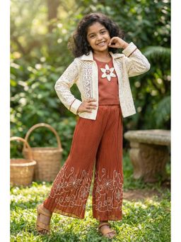 Lagorii - Brown Lace Co-Ord Set