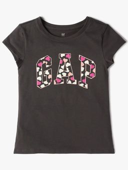 GAP - Girls' Solid Round Neck T-Shirt