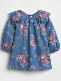 GAP - Girls' Floral Print A-Line Dress