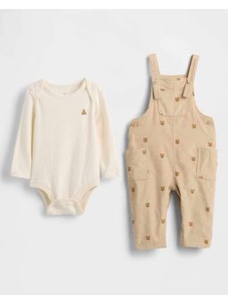 GAP - Kids' Printed Round Neck Onesies with Jumpsuit
