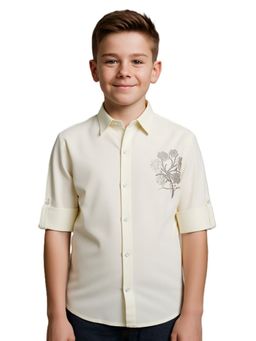 CHARCHIT - Boys Full Sleeves Embellished Shirt