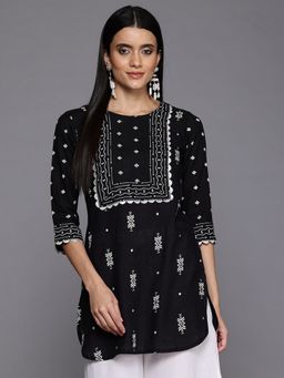 Ahalyaa - Black Traditional Wear Tunic