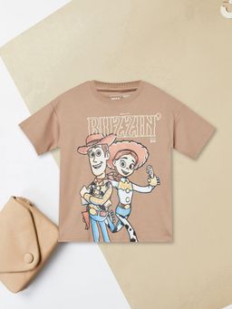 max - Girls Toy Story Oversized T-shirt-Brown