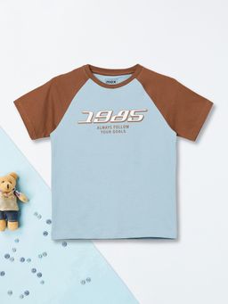 max - Boys Printed T-shirt-Blue