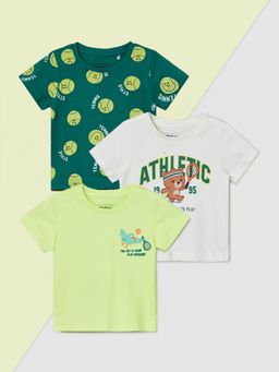 max - Boys Printed T-shirts-Multi-Color
