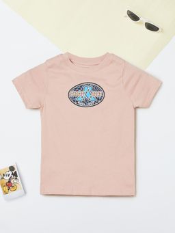 max - Boys Graphic Print T-shirt-Pink